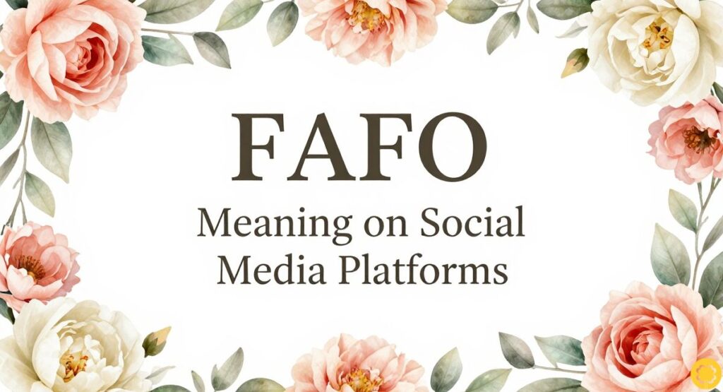 FAFO Meaning on Social Media Platforms
