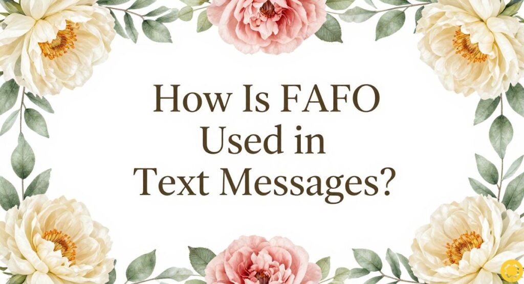 How Is FAFO Used in Text Messages?