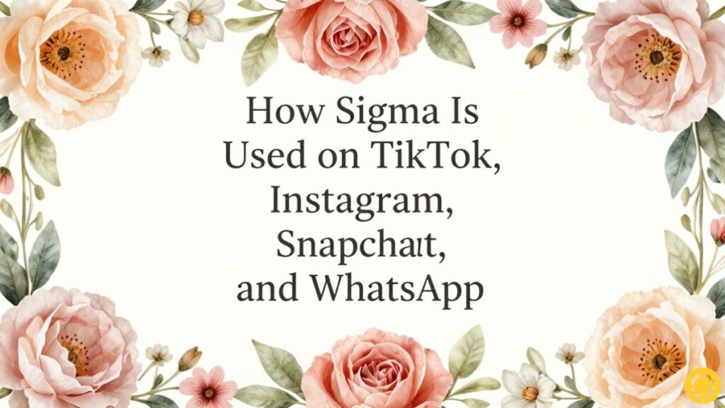 How Sigma Is Used on TikTok, Instagram, Snapchat, and WhatsApp