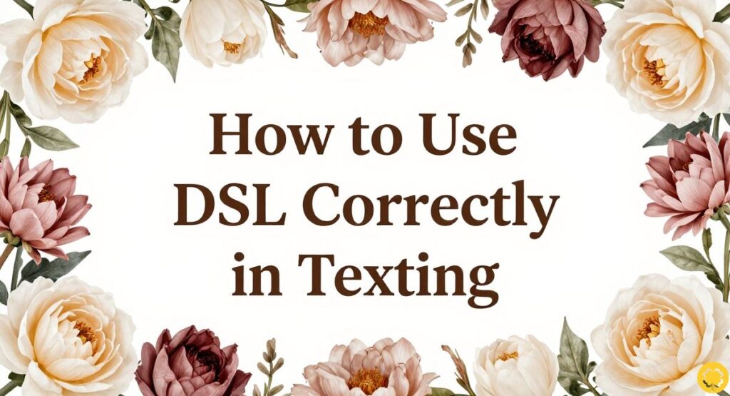 How to Use DSL Correctly in Texting