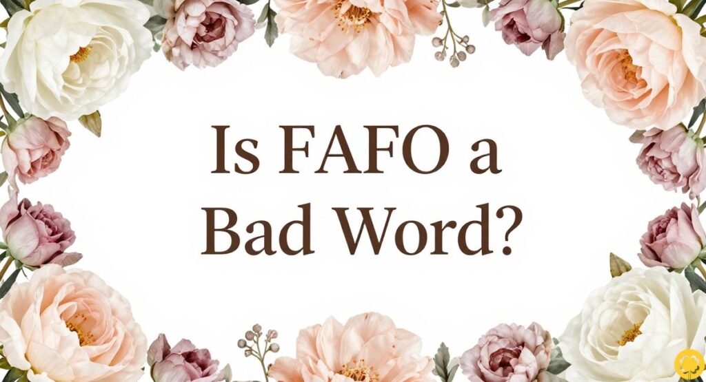 Is FAFO a Bad Word?