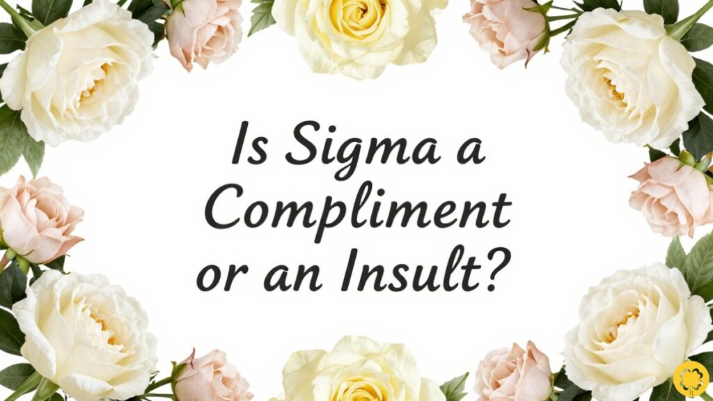 Is Sigma a Compliment or an Insult?