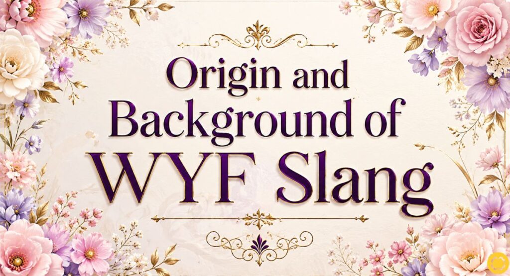 Origin and Background of WYF Slang