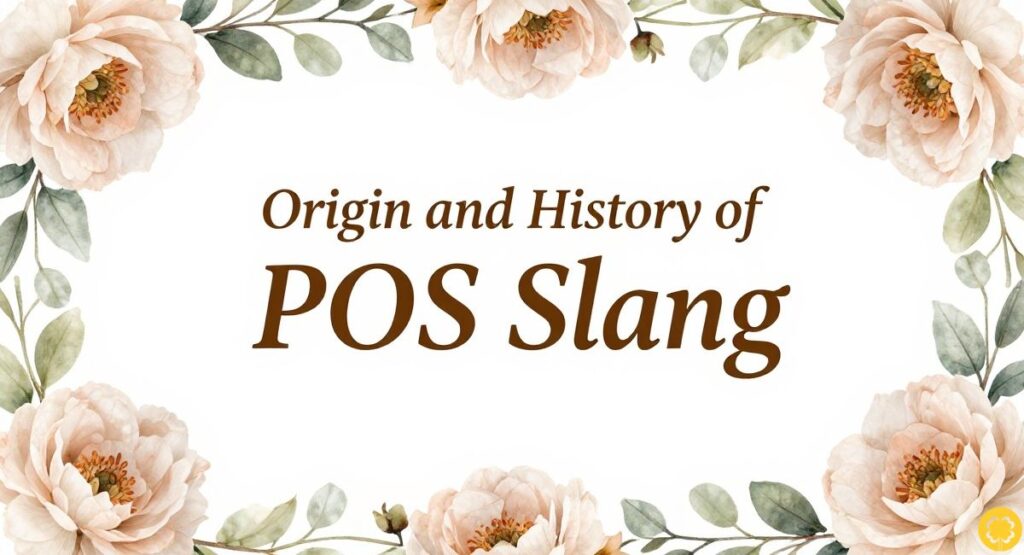 Origin and History of POS Slang