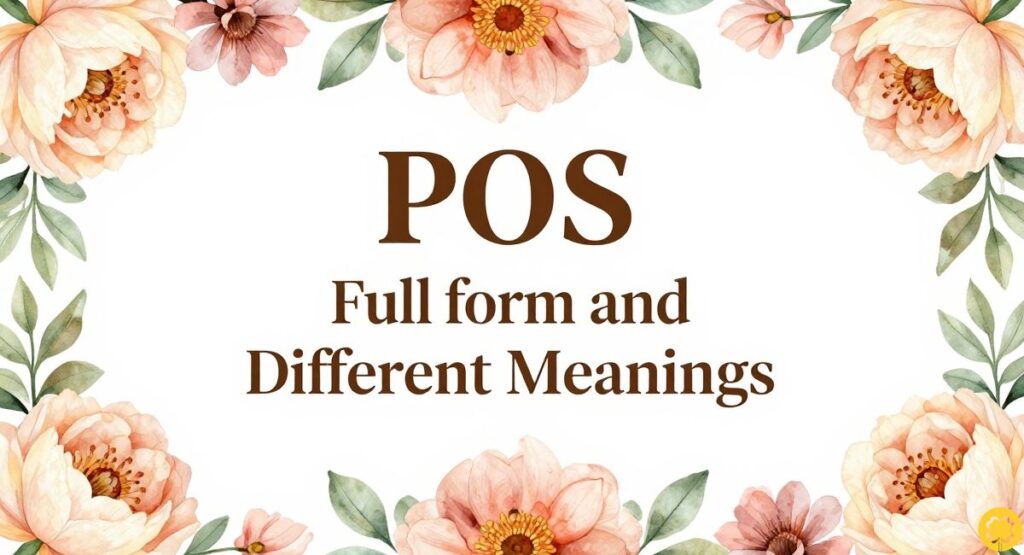 POS Full Form and Different Meanings