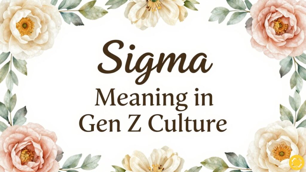Sigma Meaning in Gen Z Culture