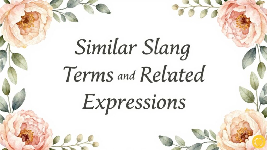 Similar Slang Terms and Related Expressions