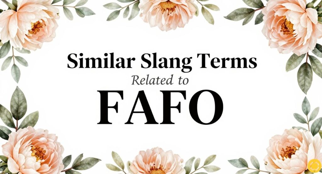 Similar Slang Terms Related to FAFO