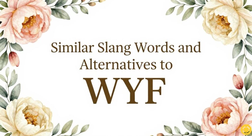 Similar Slang Words and Alternatives to WYF