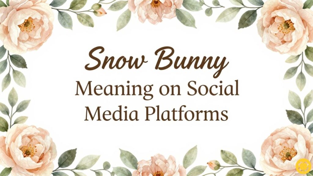 Snow Bunny Meaning on Social Media Platforms