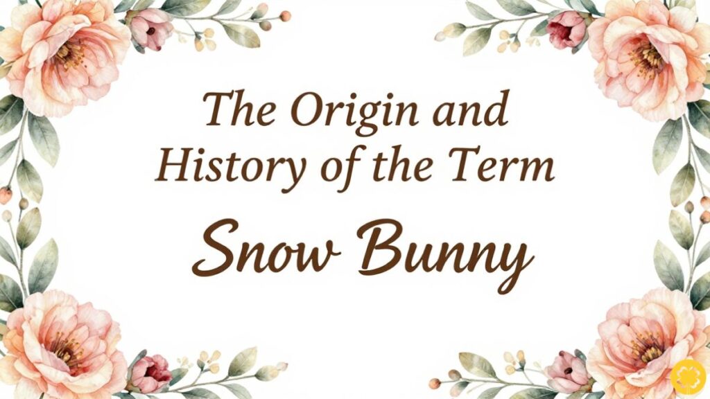 The Origin and History of the Term Snow Bunny