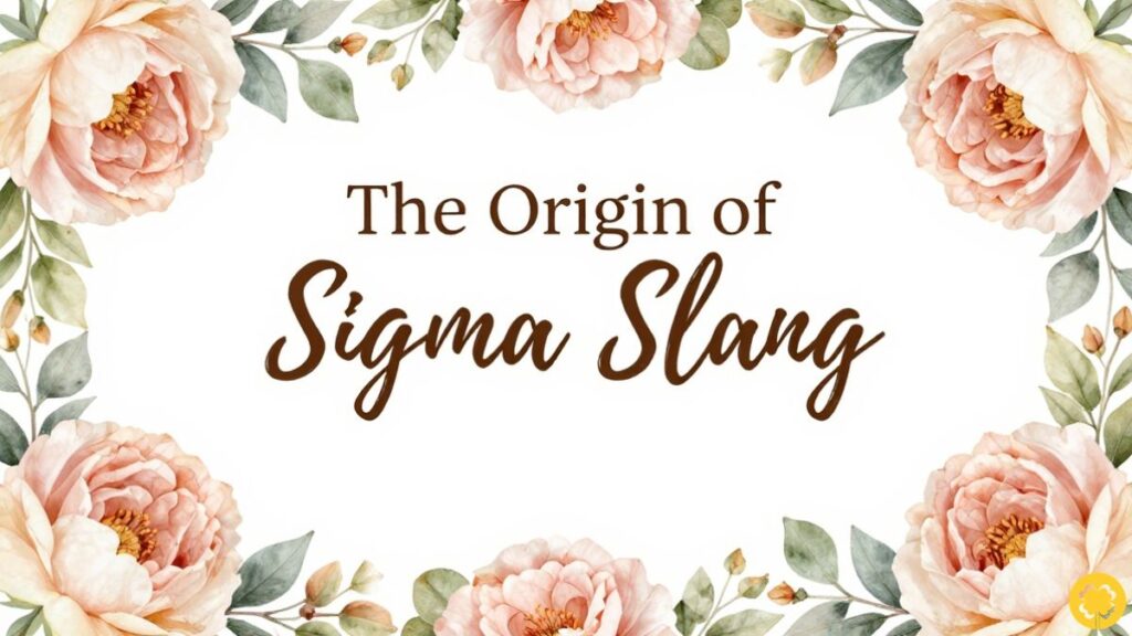 The Origin of Sigma Slang