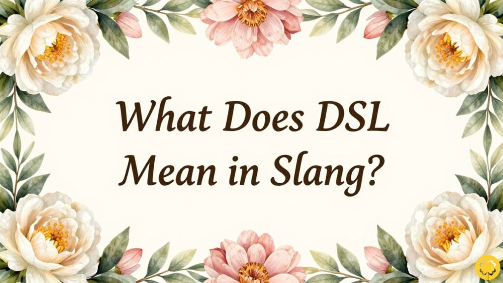 What Does DSL Mean in Slang?