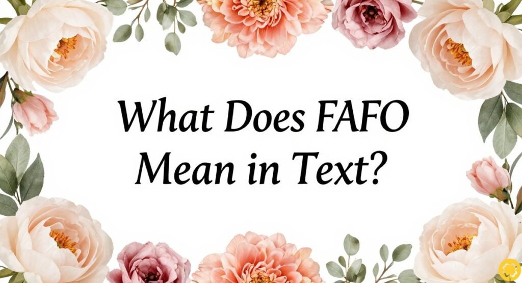 What Does FAFO Mean in Text?