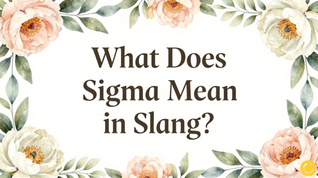 What Does Sigma Mean in Slang?