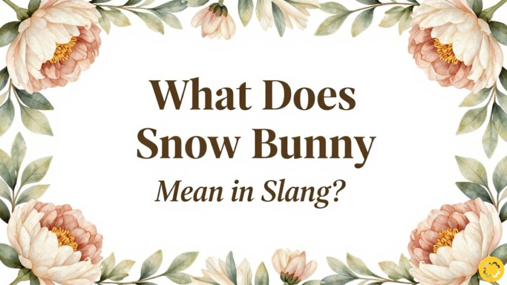 What Does Snow Bunny Mean in Slang?