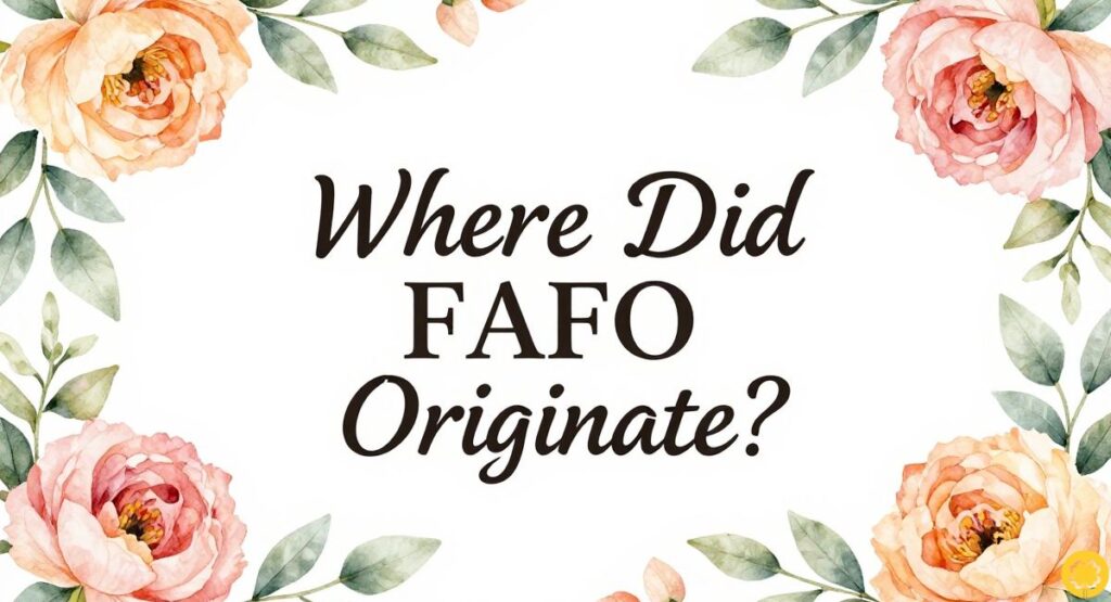 Where Did FAFO Originate?