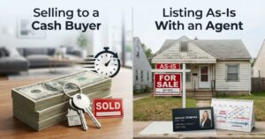 Selling to a Cash Buyer vs. Listing As-Is With an Agent 